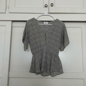 Leopard print blouse